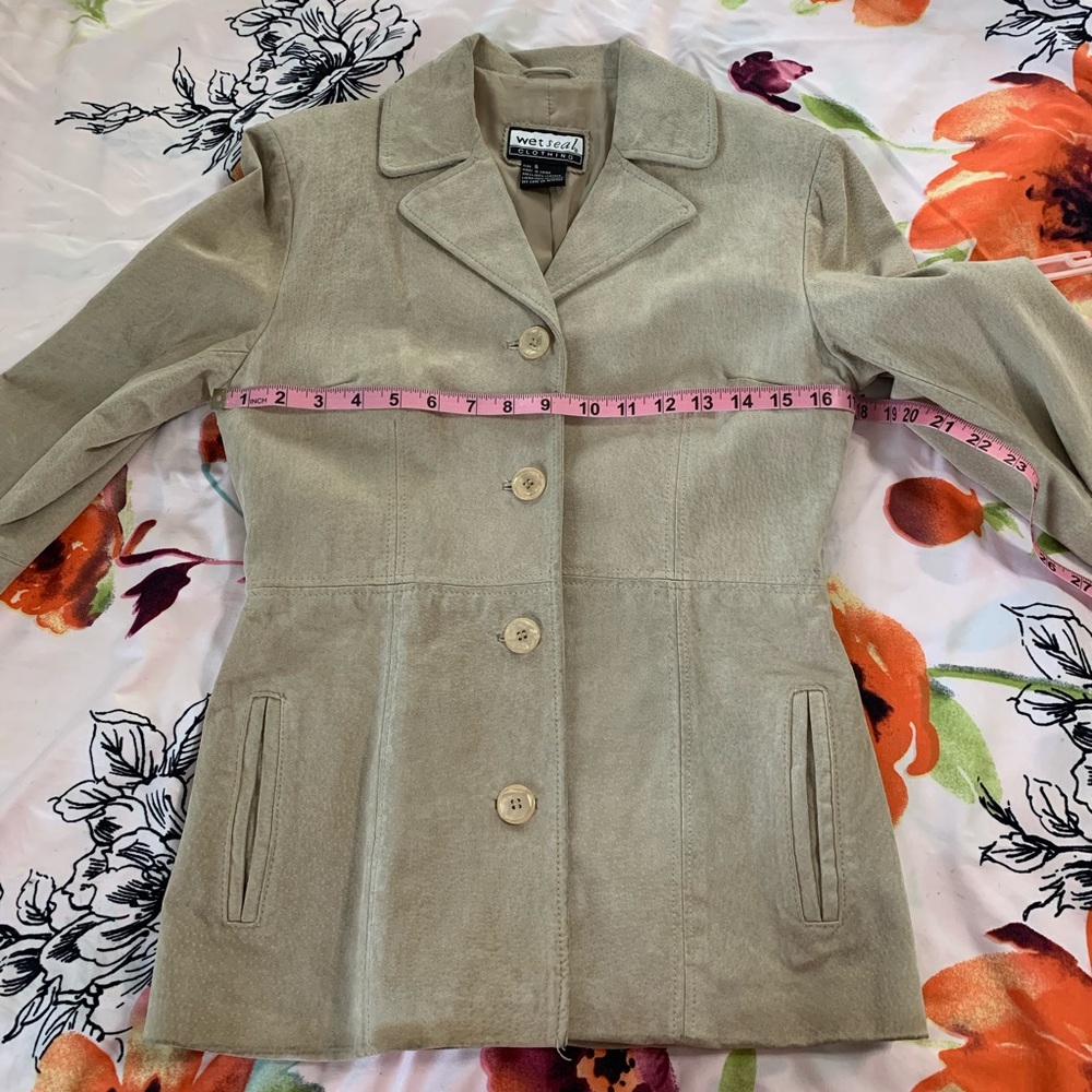 Wet Seal Genuine Leather Jacket circa 2003